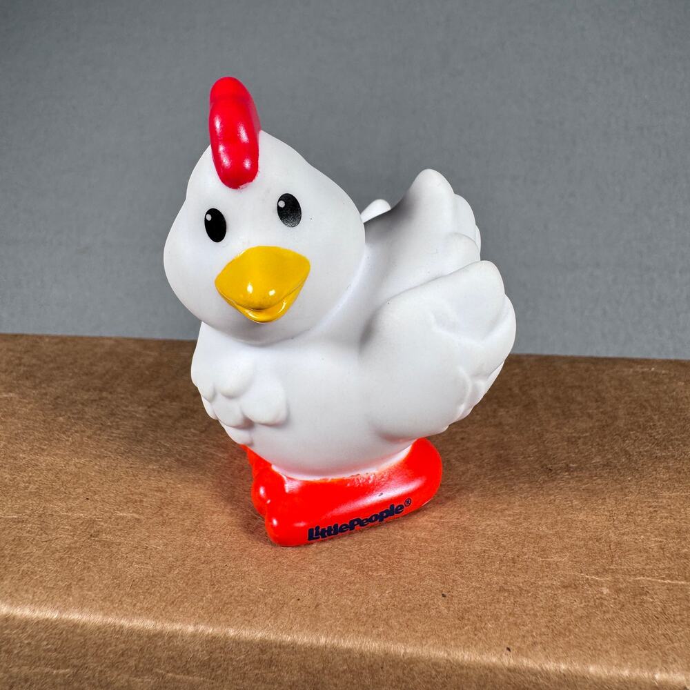 Fisher Price Little‎ People Farm Chicken Bird Figure 2013 Mattel